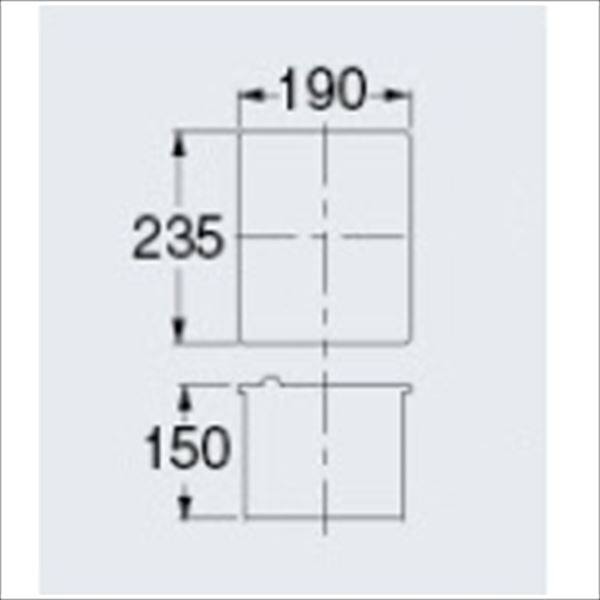 カクダイ 散水栓ボックス （カベ用） 626-020 