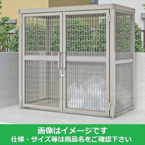 【法人様限定商品 個人宅・現場配送不可】四国化成 ゴミストッカーAMF型 開き戸式 メッシュ屋根 埋込式 基本セット GSAMF-MGU2010 『アルミ製 ゴミ収集庫 業務用 公共用 集合住宅用』 『ゴミ袋（45L）集積目安 75袋、世帯数目安 38世帯』 ステン