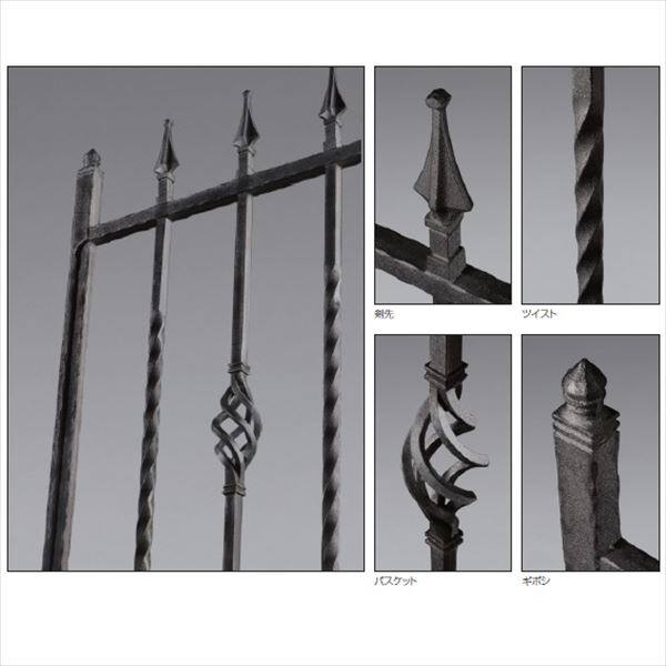 三協アルミ キャスタイル1型 アルミ鋳物門扉 0812 両開きセット 門柱タイプ 門柱タイプ