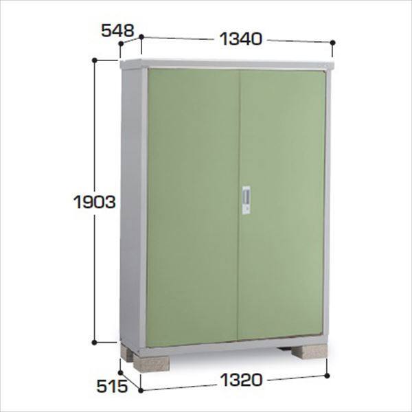 『配送は関東・東海限定』イナバ物置　BJX／アイビーストッカー　BJX-135E JG　全面棚タイプ　 JG(ジェードグリーン)