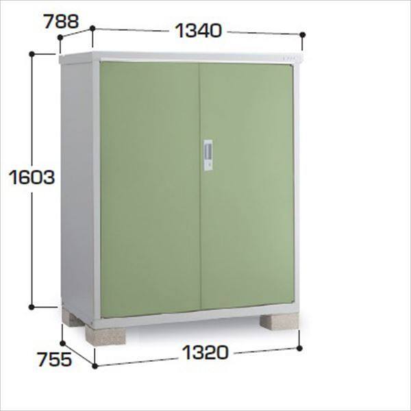 『配送は関東・東海限定』イナバ物置　BJX／アイビーストッカー　BJX-137D JG　全面棚タイプ　 JG(ジェードグリーン)
