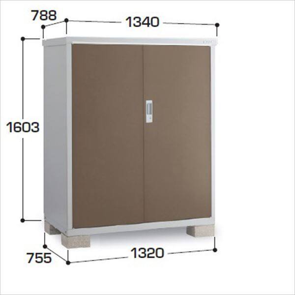 『配送は関東・東海限定』イナバ物置　BJX／アイビーストッカー　BJX-137D EB　全面棚タイプ　 EB(エボニーブラウン)