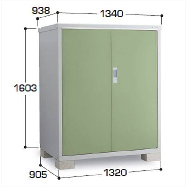 『配送は関東・東海限定』イナバ物置　BJX／アイビーストッカー　BJX-139D JG　全面棚タイプ　 JG(ジェードグリーン)