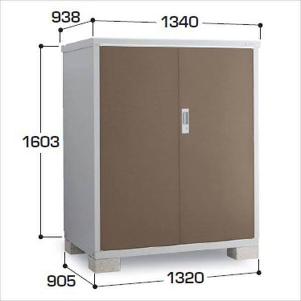 『配送は関東・東海限定』イナバ物置　BJX／アイビーストッカー　BJX-139D EB　全面棚タイプ　 EB(エボニーブラウン)