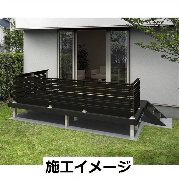 YKKAP ルシアスデッキフェンスA02型 本体 笠木 1スパン用 ウッドデッキ フェンス パネル 人工木 樹脂 diy 