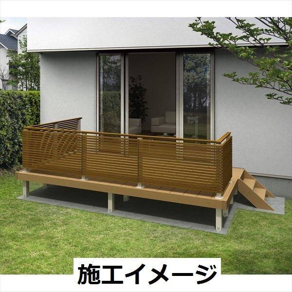 YKKAP ルシアスデッキフェンスA03型 本体 笠木 2スパン用
