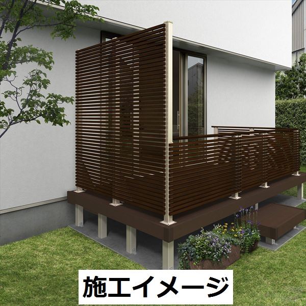 YKKAP ルシアスハイパーテイションA03型 本体 08用 T190 ウッドデッキ フェンス パネル 人工木 樹脂 diy 複合カラー