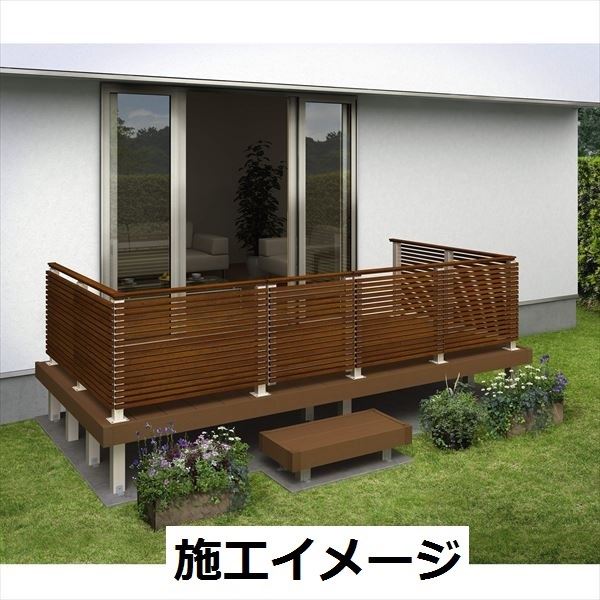 YKKAP ルシアスデッキ門扉A03型 本体 R（錠金具付き） 08用 T100 ウッドデッキ 門扉 人工木 樹脂 diy 複合カラー