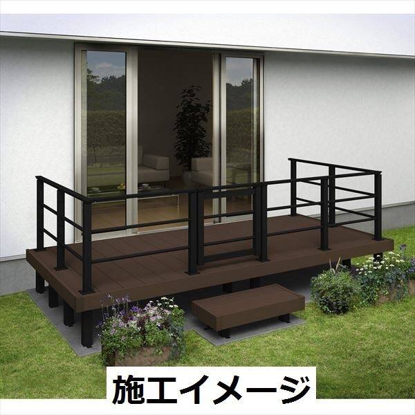 YKKAP ルシアスデッキ門扉B03型 本体 L（錠金具付き） 08用 T100 ウッドデッキ 門扉 人工木 樹脂 diy アルミカラー