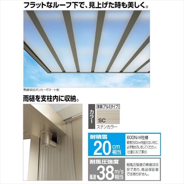 【法人様限定商品 個人宅・現場配送不可】 カーポート 1台用 四国化成 マイポートV 基本タイプ 標準高 2750 基本セット 『マイポートファイブ』 ＊商品画像はイメージです アルミタイプ