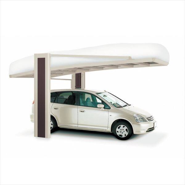 【法人様限定商品 個人宅・現場配送不可】 カーポート 1台用 四国化成 マイポートOrigin 積雪地タイプ アルミタイプ 標準高 2850 『マイポート オリジン』 ステンカラー+マットブラウン