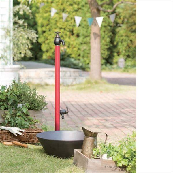 オンリーワン シャビー水栓柱 エポカW マットワインレッド TK3-SEWMW 