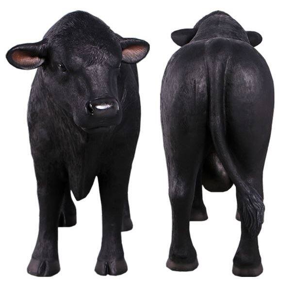 FRP 小型アンガス牛・左向き / Definitive Angus Looking Left fr160069BL 『動物園オブジェ アニマルオブジェ 店舗・ホテル向け』 