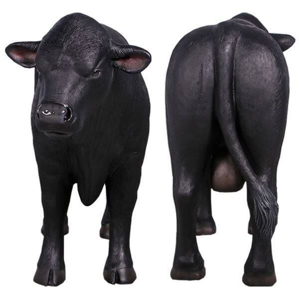 FRP 小型アンガス牛・右向き / Definitive Angus Looking Right fr160070BL 『動物園オブジェ アニマルオブジェ 店舗・ホテル向け』 