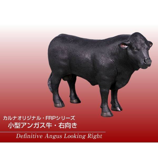 FRP 小型アンガス牛・右向き / Definitive Angus Looking Right fr160070BL 『動物園オブジェ アニマルオブジェ 店舗・ホテル向け』 