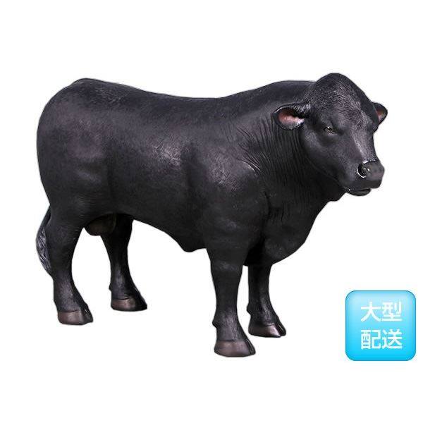 FRP 小型アンガス牛・右向き / Definitive Angus Looking Right fr160070BL 『動物園オブジェ アニマルオブジェ 店舗・ホテル向け』 