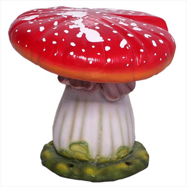 FRP 割れ目のあるキノコの椅子 / Split Single Mushroom Seat