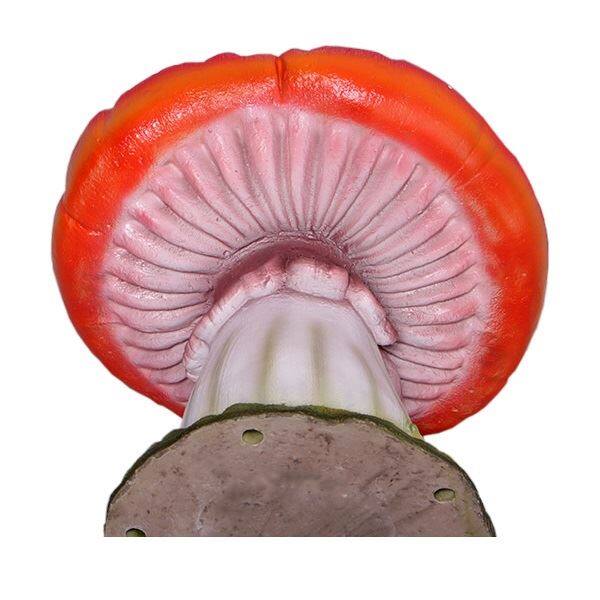 FRP 割れ目のあるキノコの椅子 / Split Single Mushroom Seat fr160015 『植物オブジェ ベンチ 店舗・ホテル向け』 