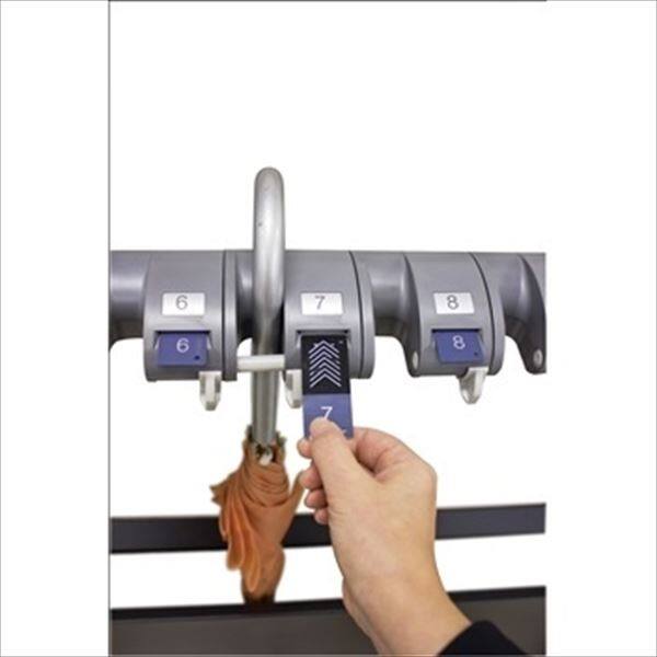 テラモト　ロック式傘立　カードロック傘立2（組立式）　48本収納　UB-270-048-0 