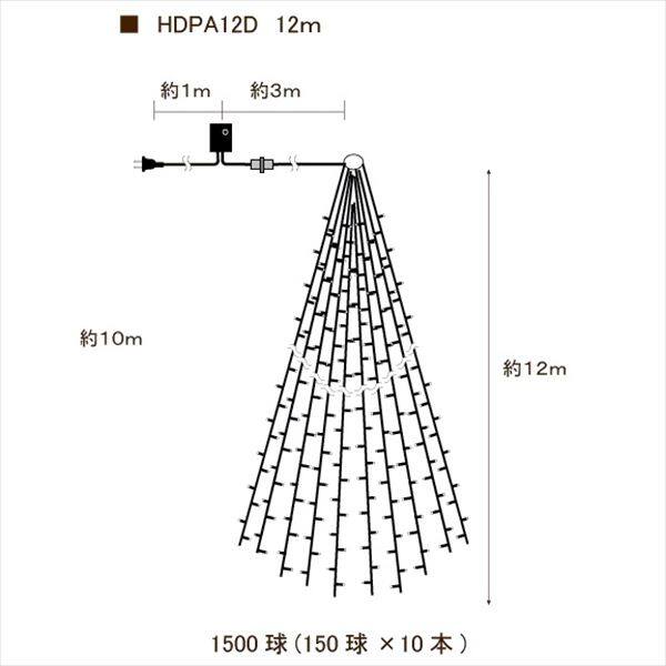コロナ産業 ドレープライト ＊電気工事業者専用品 メモリー