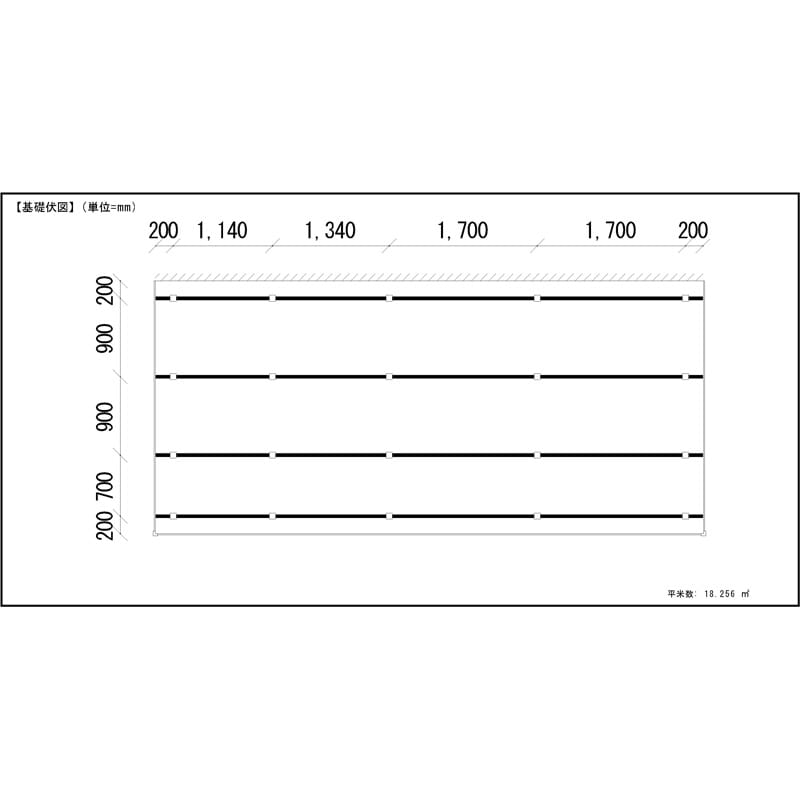 LIXIL リクシル 人工木ウッドデッキ 樹ら楽 木彫タイプ 3.5間（6350mm） × 10尺（2928mm） 束柱Aタイプ（固定） 標準束柱（550mm） 