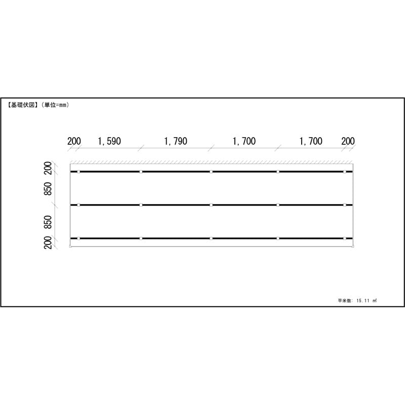 LIXIL リクシル 人工木ウッドデッキ 樹ら楽 木彫タイプ 4.0間（7250mm） × 7尺（2128mm） 束柱Aタイプ（固定） 標準束柱（550mm） 