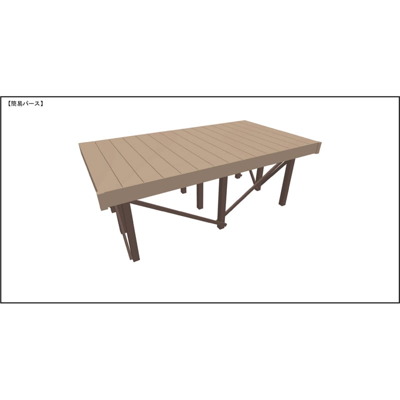 LIXIL リクシル 人工木ウッドデッキ 樹ら楽 木彫タイプ 1.5間（2750mm） × 5尺（1528mm） 束柱Aタイプ（固定） ロング束柱（1000mm） 