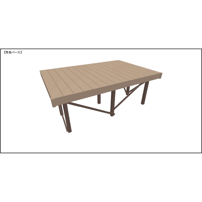 LIXIL リクシル 人工木ウッドデッキ 樹ら楽 木彫タイプ 1.5間（2750mm） × 6尺（1828mm） 束柱Aタイプ（固定） ロング束柱（1000mm） 