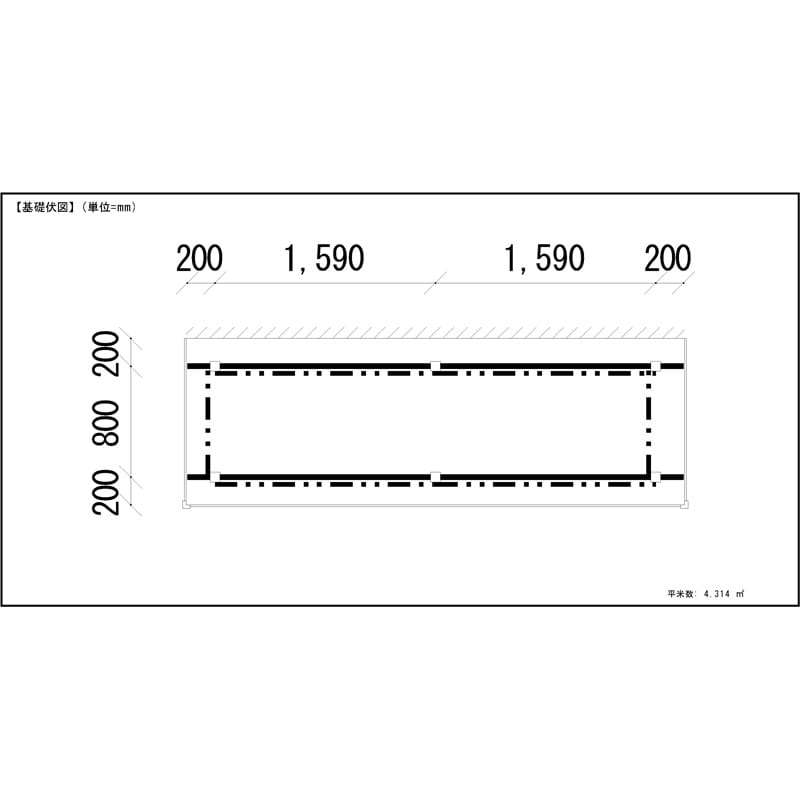 LIXIL リクシル 人工木ウッドデッキ 樹ら楽 木彫タイプ 2.0間（3650mm） × 4尺（1228mm） 束柱Aタイプ（固定） ロング束柱（1000mm） 