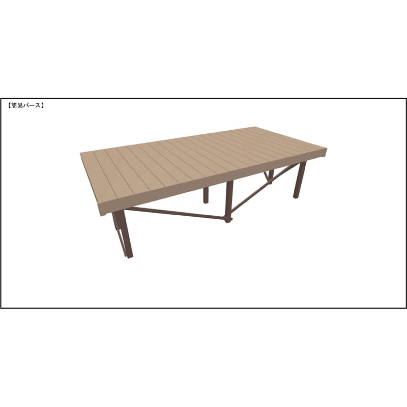 LIXIL リクシル 人工木ウッドデッキ 樹ら楽 木彫タイプ 2.0間（3650mm） × 6尺（1828mm） 束柱Aタイプ（固定） ロング束柱（1000mm） 