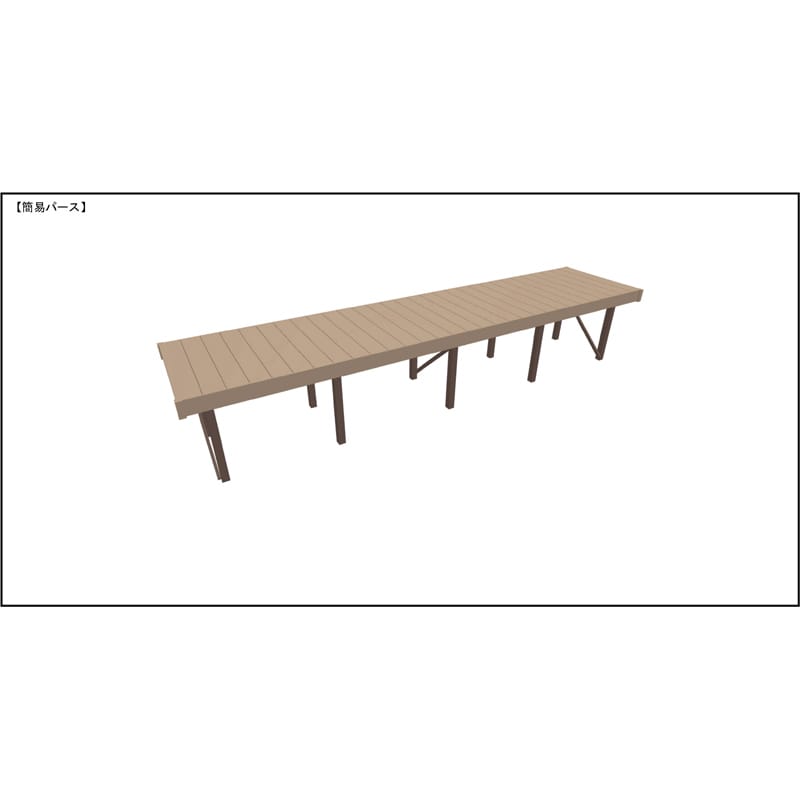 LIXIL リクシル 人工木ウッドデッキ 樹ら楽 木彫タイプ 3.0間（5450mm） × 4尺（1228mm） 束柱Aタイプ（固定） ロング束柱（1000mm） 