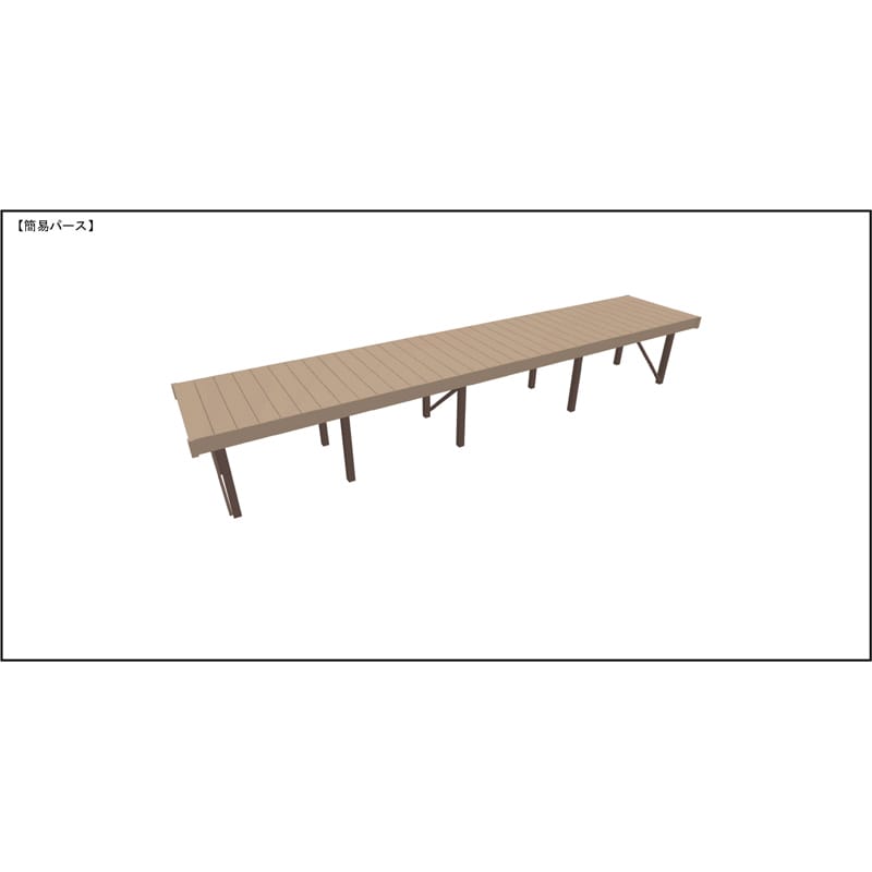 LIXIL リクシル 人工木ウッドデッキ 樹ら楽 木彫タイプ 3.5間（6350mm） × 4尺（1228mm） 束柱Aタイプ（固定） ロング束柱（1000mm） 
