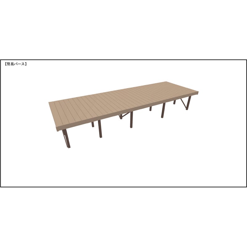 LIXIL リクシル 人工木ウッドデッキ 樹ら楽 木彫タイプ 3.5間（6350mm） × 7尺（2128mm） 束柱Aタイプ（固定） ロング束柱（1000mm） 