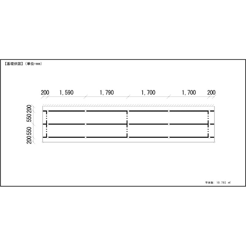 LIXIL リクシル 人工木ウッドデッキ 樹ら楽 木彫タイプ 4.0間（7250mm） × 5尺（1528mm） 束柱Aタイプ（固定） ロング束柱（1000mm） 