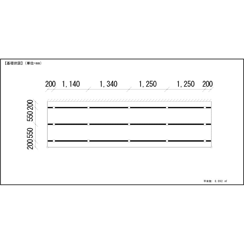 LIXIL リクシル 人工木ウッドデッキ 樹ら楽 木彫タイプ 3.0間（5450mm） × 5尺（1528mm） 束柱Bタイプ（調整） 標準束柱（373～550mm） 