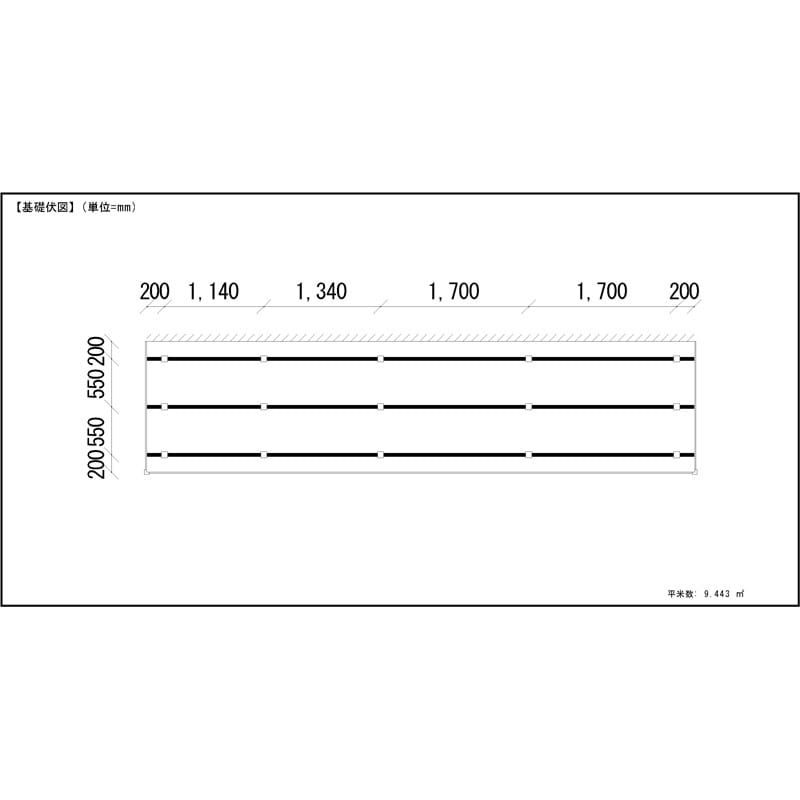 LIXIL リクシル 人工木ウッドデッキ 樹ら楽 木彫タイプ 3.5間（6350mm） × 5尺（1528mm） 束柱Bタイプ（調整） 標準束柱（373～550mm） 