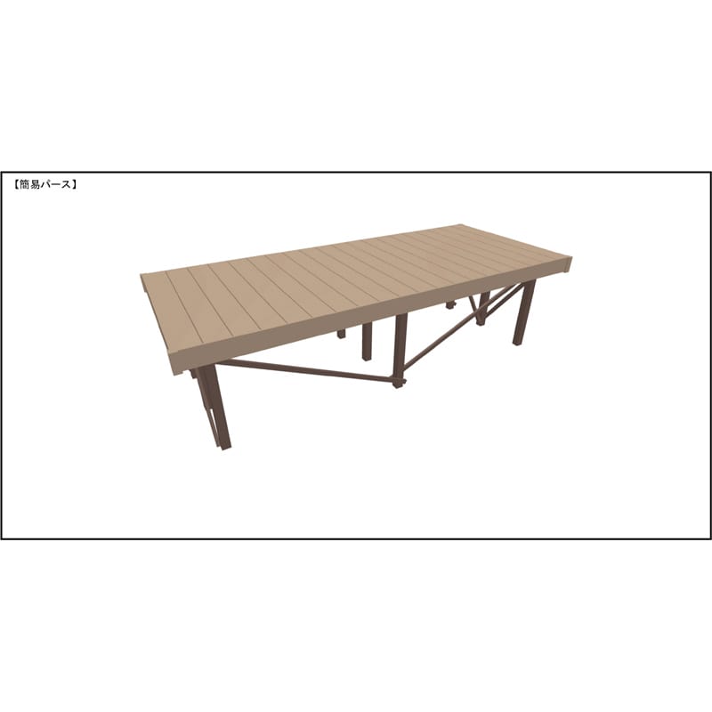LIXIL リクシル 人工木ウッドデッキ 樹ら楽 木彫タイプ 2.0間（3650mm） × 5尺（1528mm） 束柱Bタイプ（調整） ロング束柱（373～1000mm） 