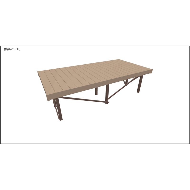 LIXIL リクシル 人工木ウッドデッキ 樹ら楽 木彫タイプ 2.0間（3650mm） × 6尺（1828mm） 束柱Bタイプ（調整） ロング束柱（373～1000mm） 