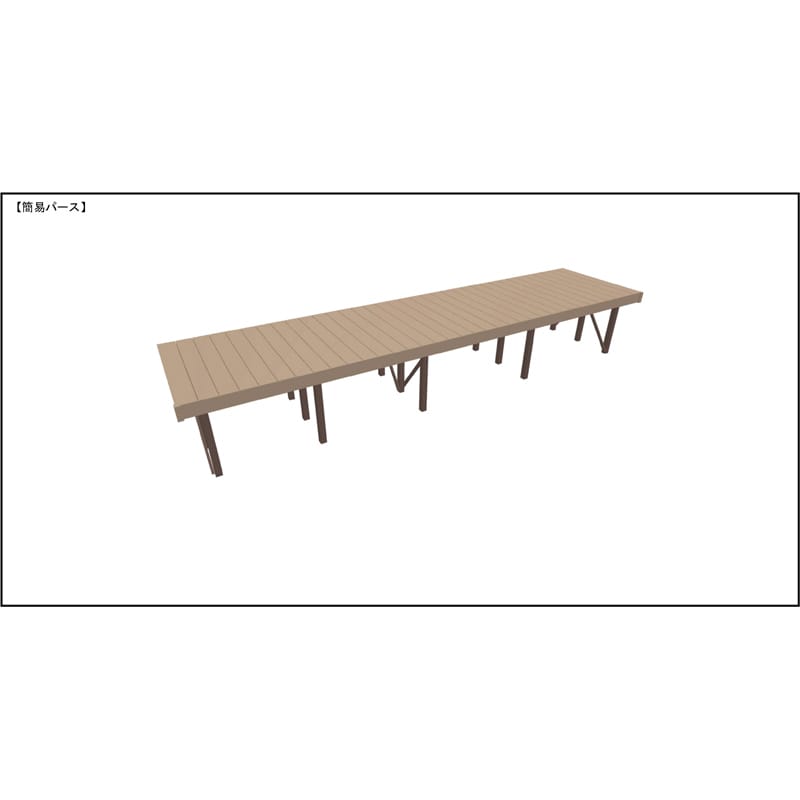 LIXIL リクシル 人工木ウッドデッキ 樹ら楽 木彫タイプ 3.5間（6350mm） × 5尺（1528mm） 束柱Bタイプ（調整） ロング束柱（373～1000mm） 