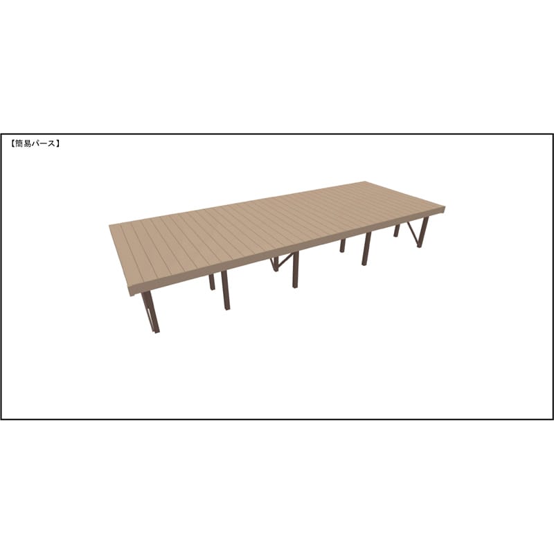 LIXIL リクシル 人工木ウッドデッキ 樹ら楽 木彫タイプ 3.5間（6350mm） × 8尺（2428mm） 束柱Bタイプ（調整） ロング束柱（373～1000mm） 