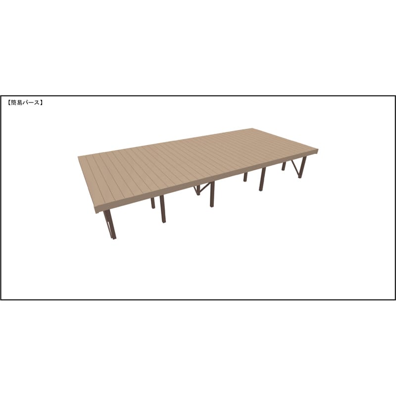 LIXIL リクシル 人工木ウッドデッキ 樹ら楽 木彫タイプ 3.5間（6350mm） × 10尺（2928mm） 束柱Bタイプ（調整） ロング束柱（373～1000mm） 