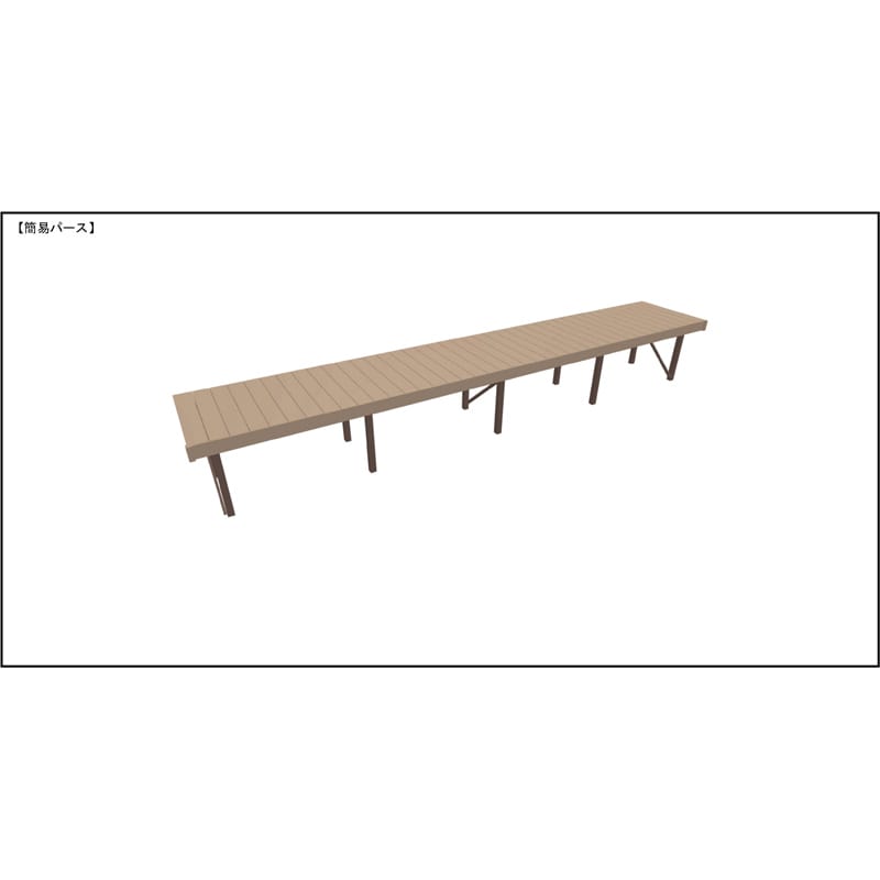 LIXIL リクシル 人工木ウッドデッキ 樹ら楽 木彫タイプ 4.0間（7250mm） × 4尺（1228mm） 束柱Bタイプ（調整） ロング束柱（373～1000mm） 