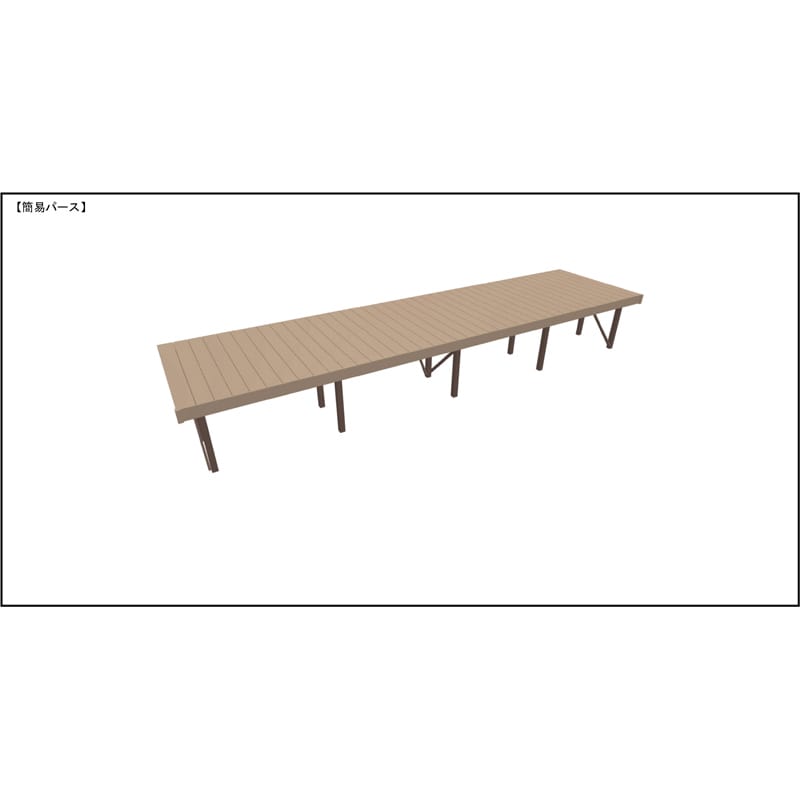 LIXIL リクシル 人工木ウッドデッキ 樹ら楽 木彫タイプ 4.0間（7250mm） × 6尺（1828mm） 束柱Bタイプ（調整） ロング束柱（373～1000mm） 