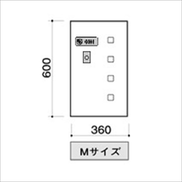 田島メタルワーク 多機能ボックスFUNCTIONBOX FX-UF5NS 中型荷物入れ（捺印装置付） ステンレス 『集合住宅用宅配ボックス マンション用』 