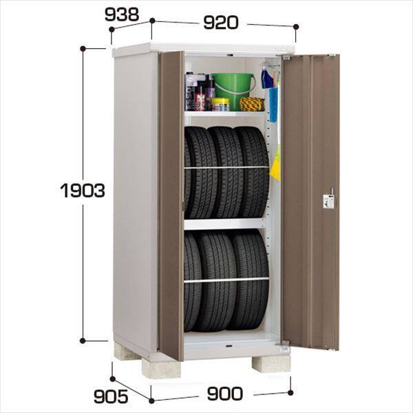 『配送は関東・東海限定』イナバ物置　BJX／タイヤストッカー　BJX-099ET EB　タイヤ専用収納庫　 EB(エボニーブラウン)