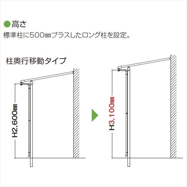 YKKAP テラス屋根 ソラリア 壁付納まり 積雪20cm 柱奥行移動タイプ 関東間 4間 × 7尺 アール型 熱線遮断ポリカ屋根 標準柱 2連結 上から施工 