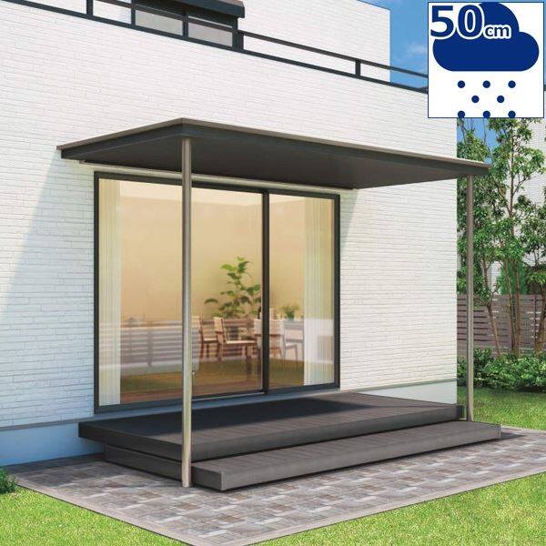 【法人様限定商品 個人宅・現場配送不可】四国化成 ファンルーフ 基本タイプ 基本セット 延高 3400×7尺（2100） 1500N／m2（耐積雪50cm） 