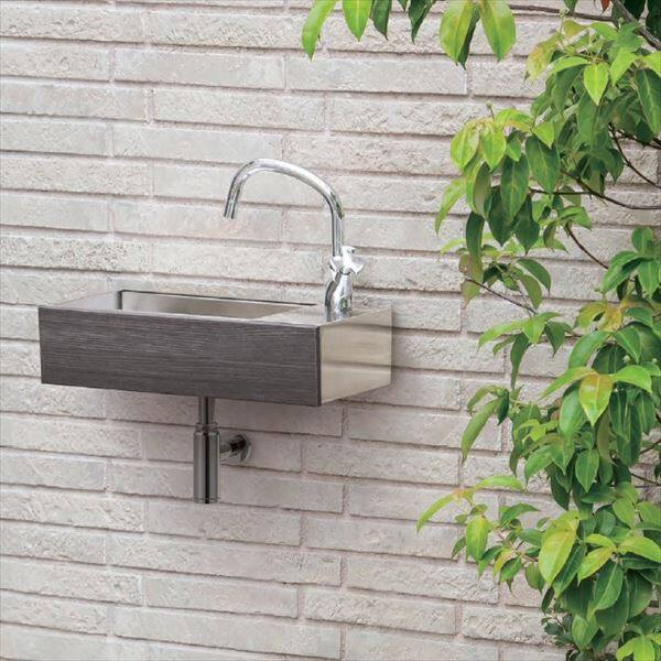 オンリーワン　ガーデンシンク　プリート　KS3-C164C　『ステンレス　コンパクトタイプ　流し台』 タモ