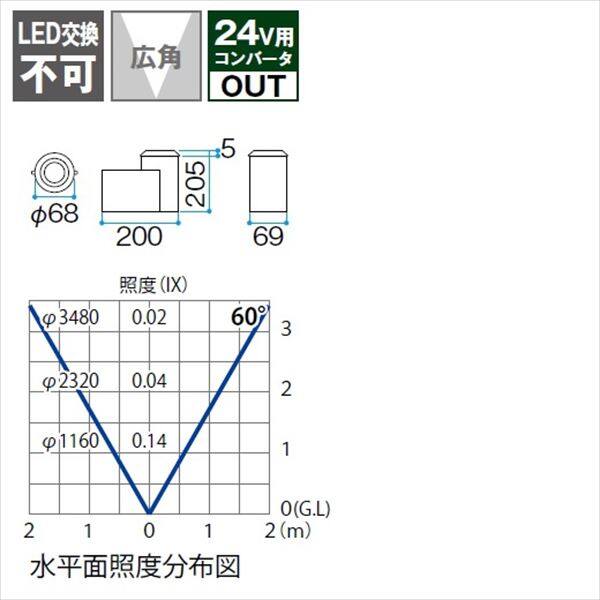 タカショー 地中埋込型ライト フロストフラットライト 地中埋込用 HBD-B23S #79845200 ローボルト 照明 12V 照明・青