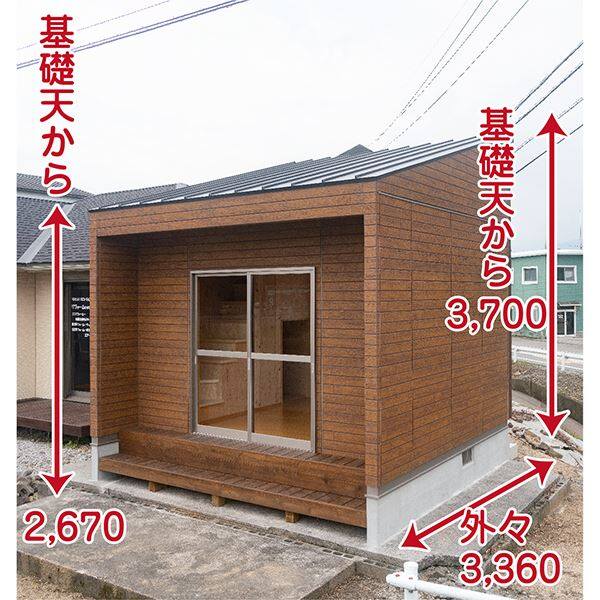 地域限定 見積無料 ヒノキブン 遊休庫 Youkyuko 6帖タイプ 片流れ屋根 プレハブハウス 小屋 おしゃれ 勉強部屋 離れ 木製 ロフト付 工事込み 激安プライスの外構エクステリア通販 キロ本店